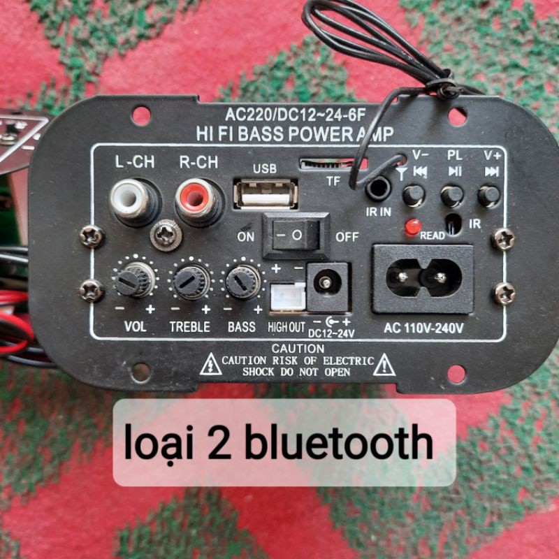 Mạch loa di động 12-24v / 220v Bluetooth radio thẻ nhớ karaoke các loại