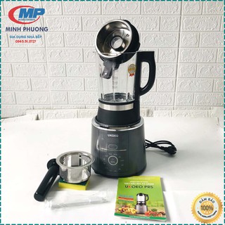 Siêu Máy làm sữa hạt UKOEO PR5 PLUS Model mới 2021 Nắp và lồng hấp inox inox 304 Bảo hành 12 tháng