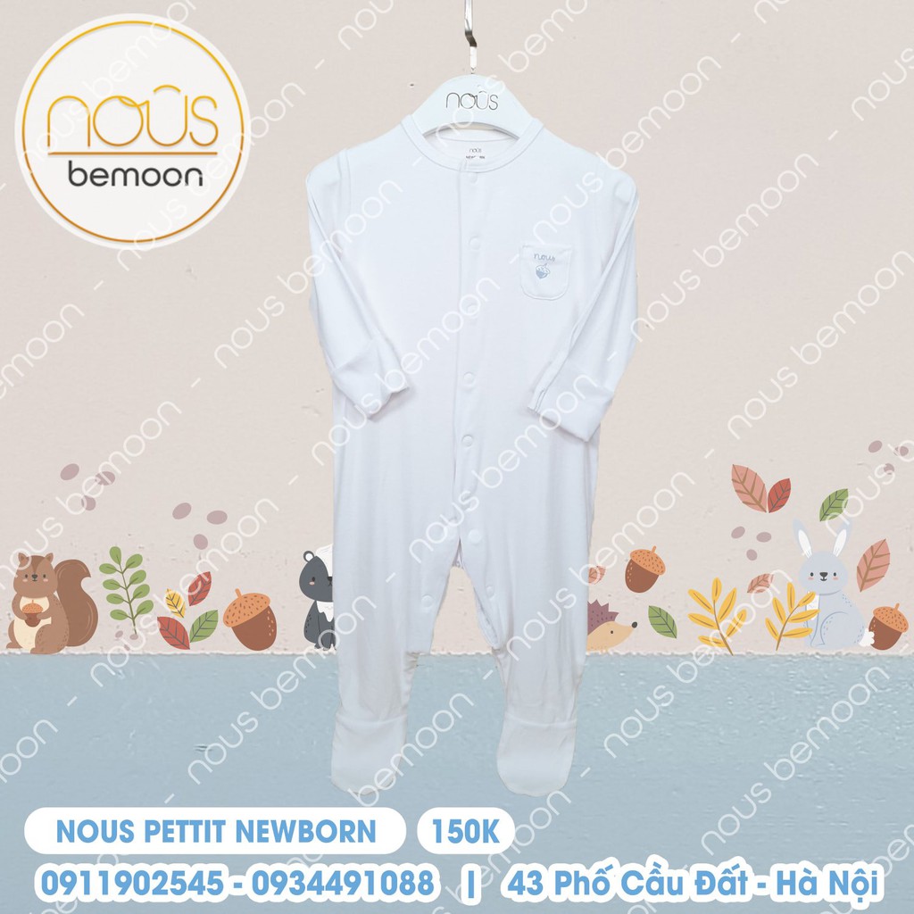 Body Nous pettit newborn trắng (cáo)