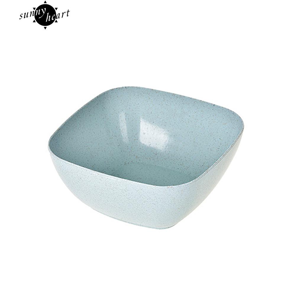 Bát ăn màu trơn hình vuông kiểu dáng đơn giản