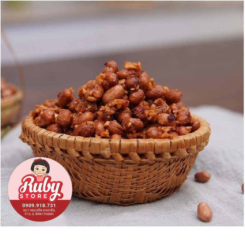 ĐẬU PHỘNG CHÁY TỎI