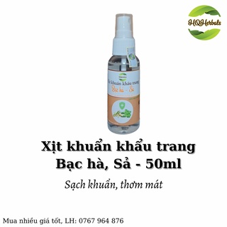 Combo 5 chai xịt khuẩn khẩu trang