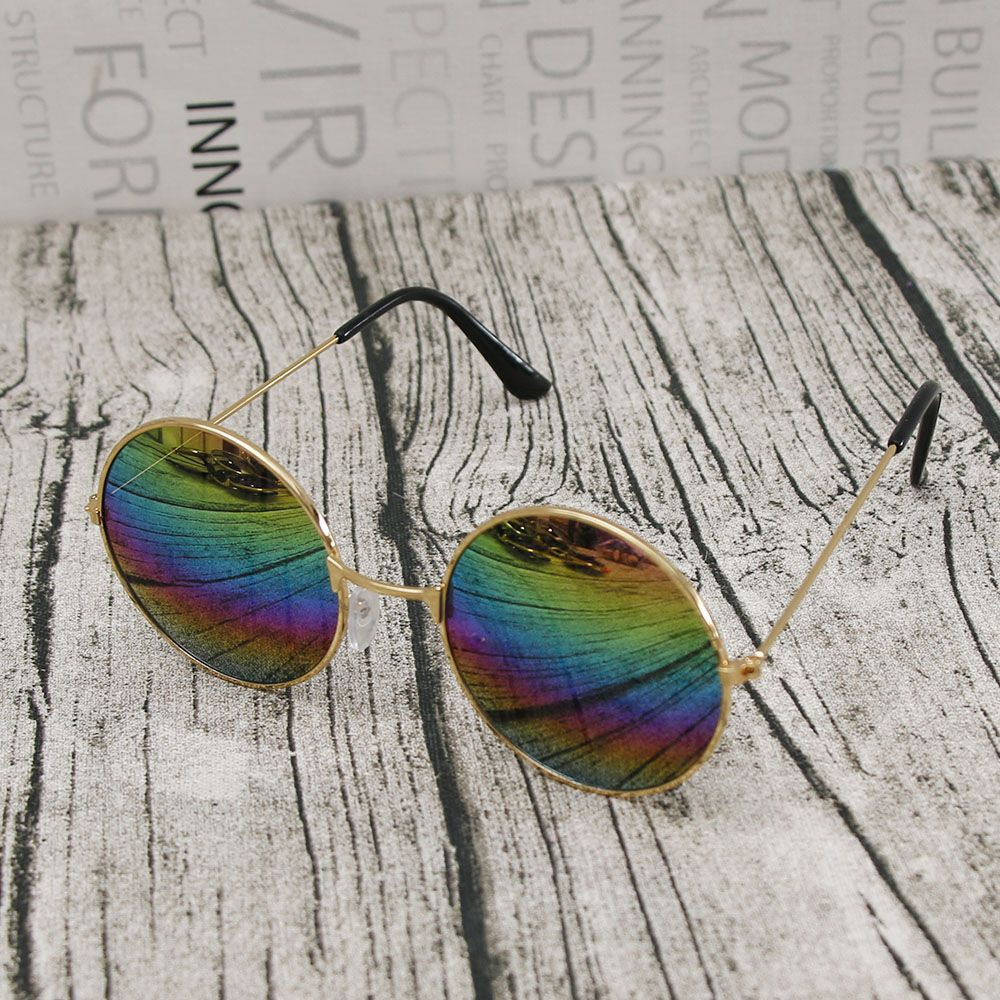 Kính mát tròn tráng gương phong cách retro gentle monster | BigBuy360 - bigbuy360.vn