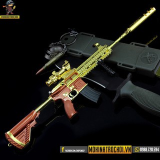Mô Hình M416 Gold Plale 37cm PUBG