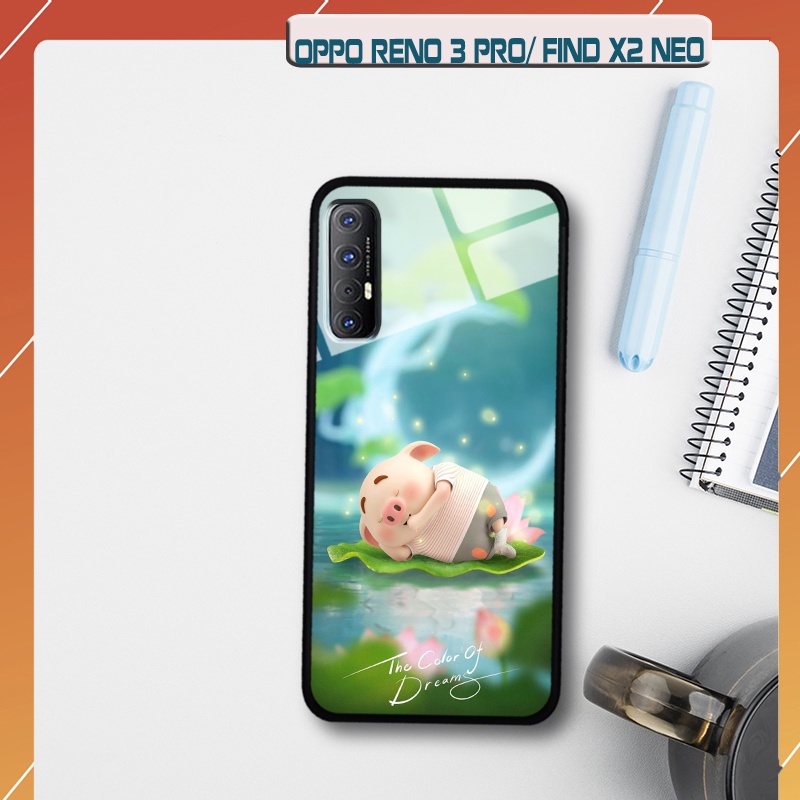 Ốp lưng kính cường lực OPPO Reno 3 Pro / FIND X2 NEO - in hình 3D