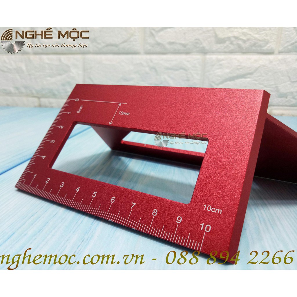 Thước nhôm đo góc 45/90 độ đa năng  Mộc Vui