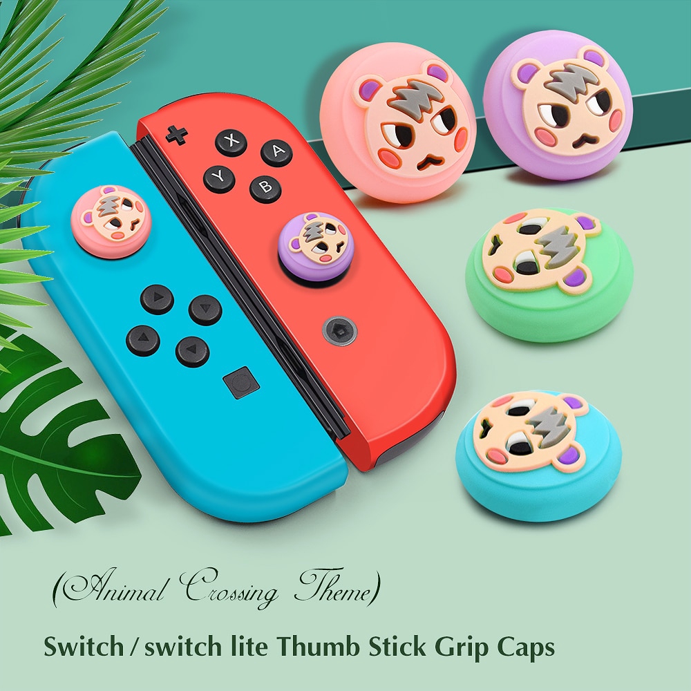 Vỏ Bọc Nút Điều Khiển Chơi Game Nintendo Switch / Lite Joy Conmb Bằng Cao Su Mềm Hình Quả Chanh