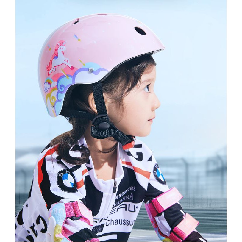 Mũ nón bảo hiểm trẻ em bé gái UEK siêu nhẹ hình unicorn,khủng long,phi hành gia chính hãng cho bé từ 24 tháng đến 6 tuổi