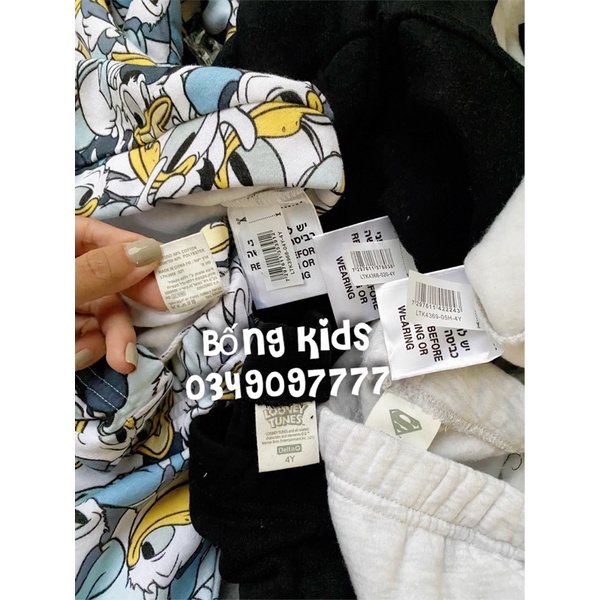 Bộ Nỉ Bé Trai Hoạt Hình Delta