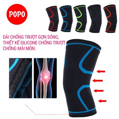 Băng quấn gối bảo vệ gối 1123 chất liệu vải dệt 3D co giãn 4 chiều, thoáng khí thấm hút mồ hôi  POPO