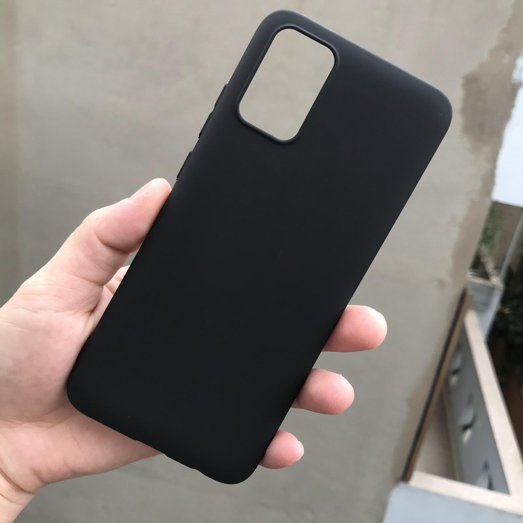 Ốp lưng Samsung Galaxy A02s dẻo silicon màu đen cao cấp, chống sốc