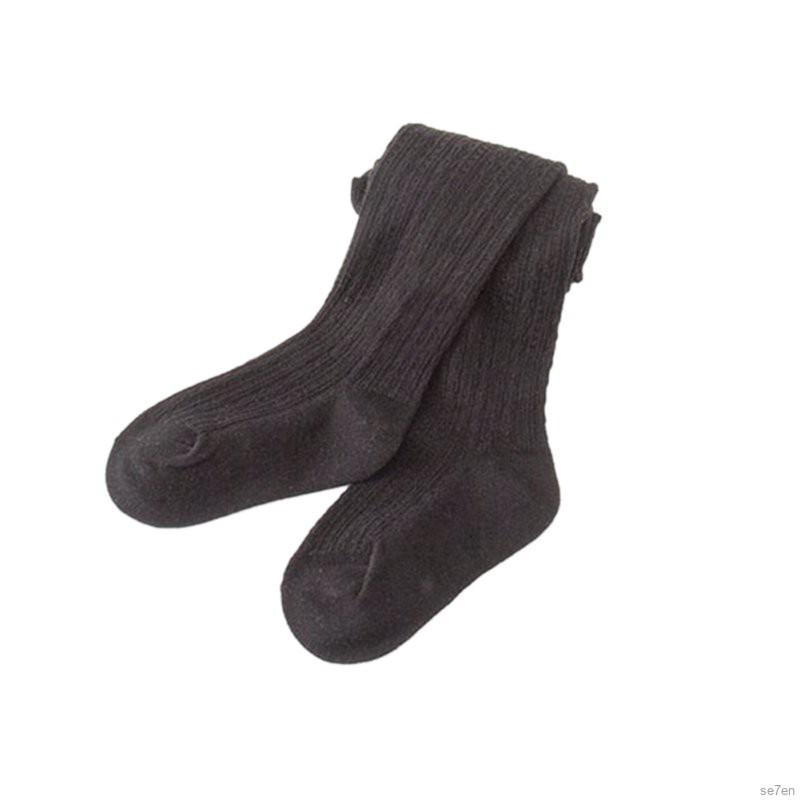 Quần tất màu trơn xinh xắn cho trẻ em