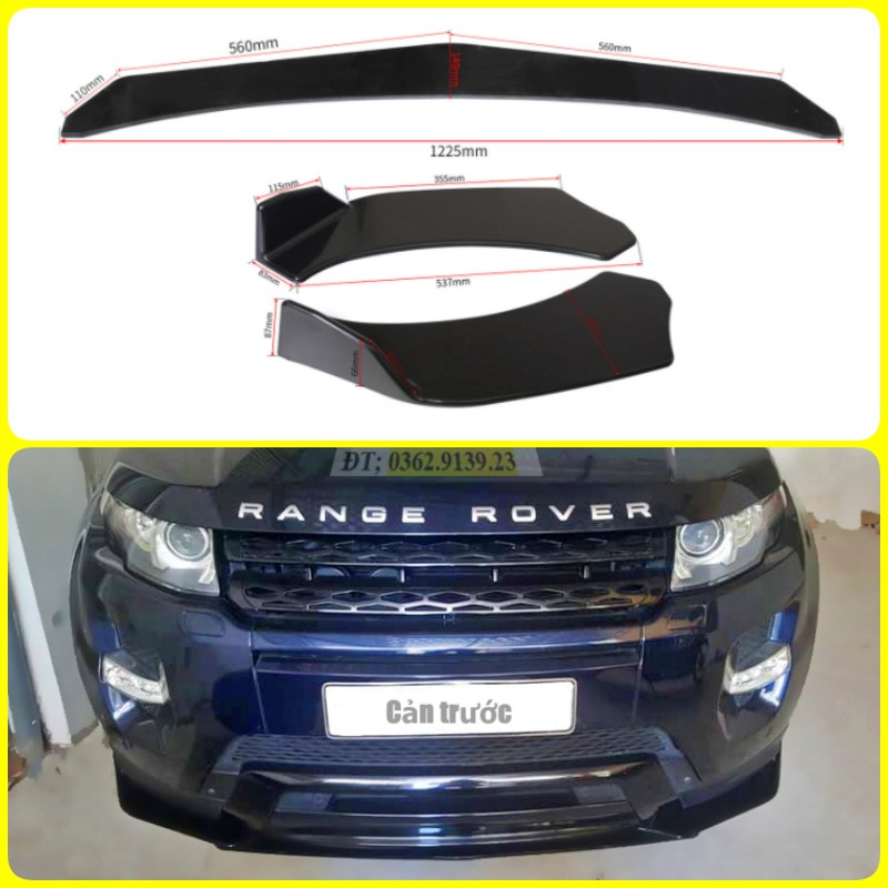 Cản trước Lip trước Range Rover mẫu độ thể thao cá tính