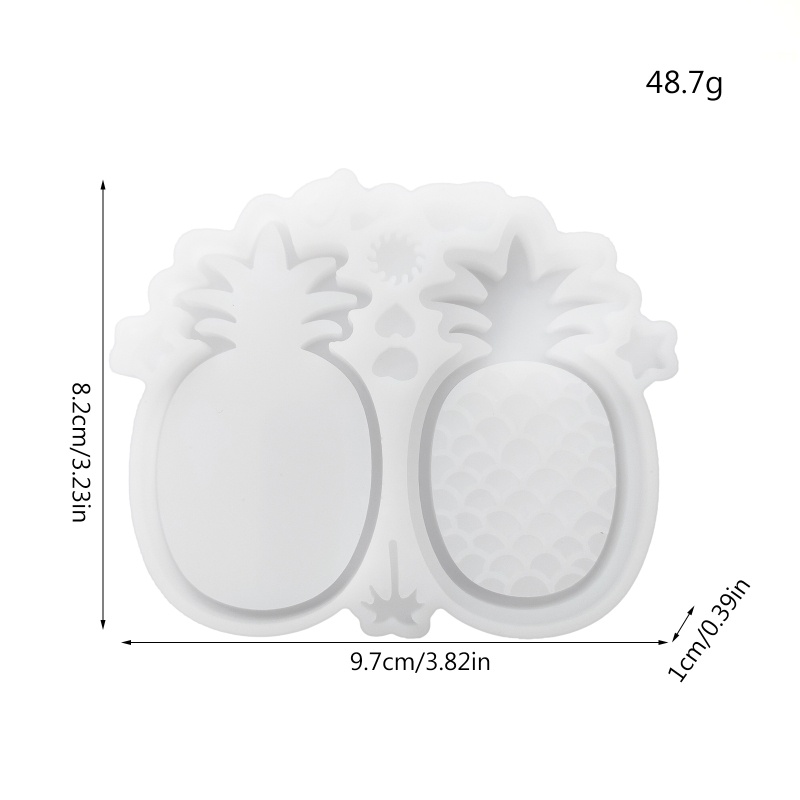 Sa Khuôn Silicone Làm Đồ Trang Trí Hình Quả Dứa Diy