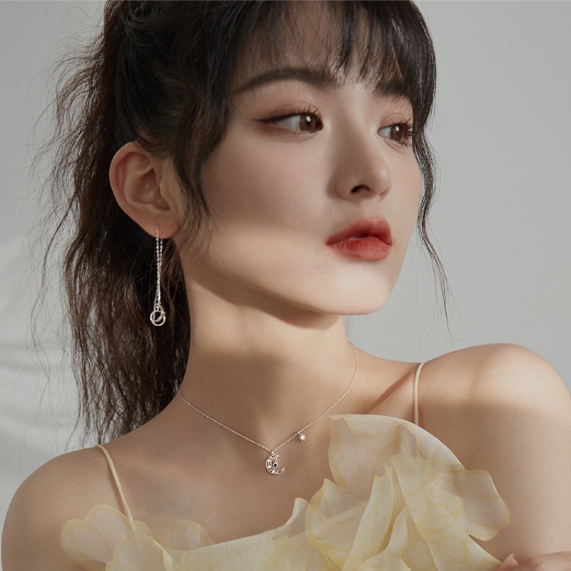 Thời trang mới vòng cổ cho nữ mặt trăng sao vòng cổ