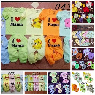 Combo 5 bộ đồ dài cho bé trai/gái