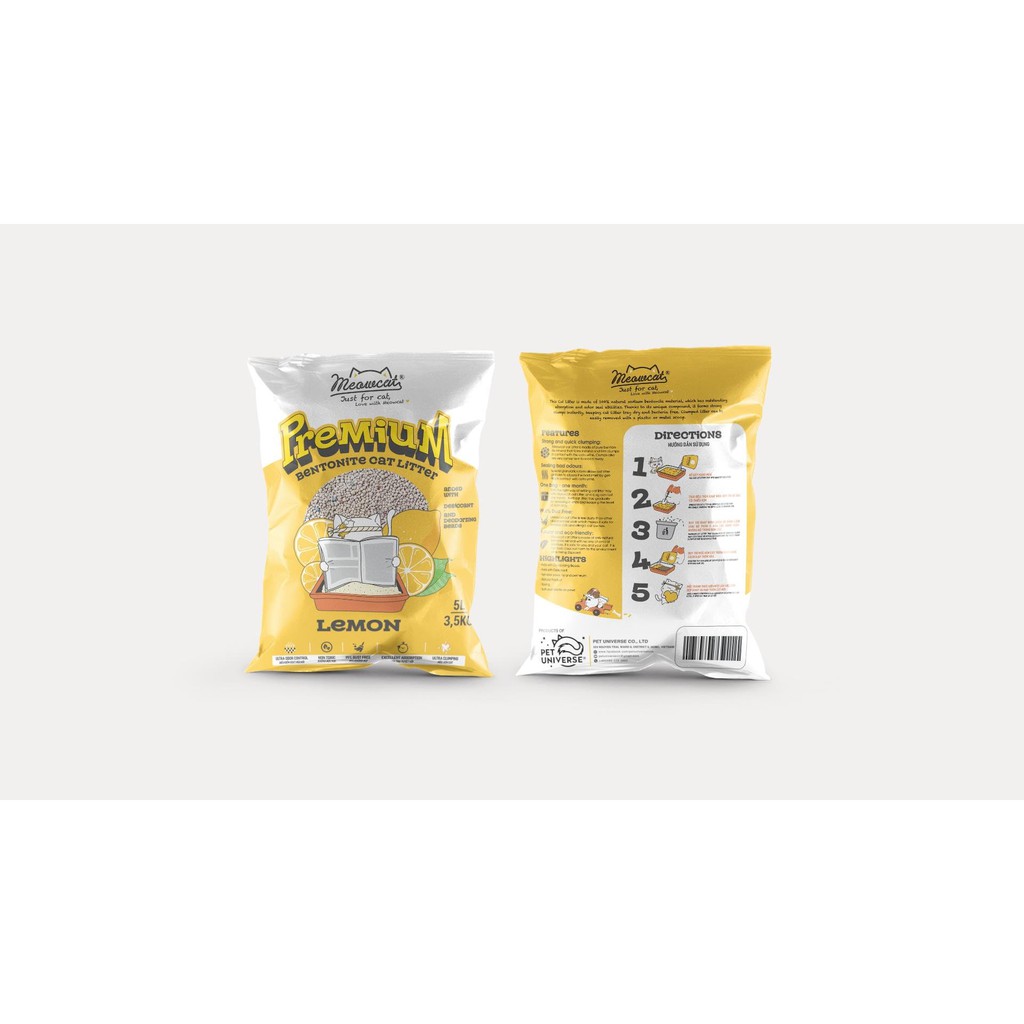 Cát vệ sinh cho mèo Meowcat Litter Premium