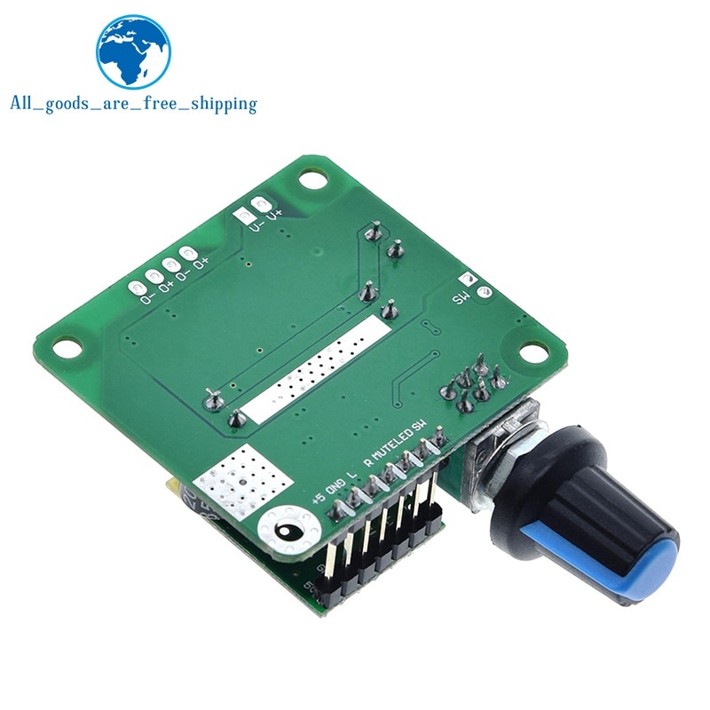 Bảng Mạch Khuếch Đại Âm Thanh Bluetooth 4.2 Tpa3110 15w + 15w 12v-24v Cho Loa Xe Hơi