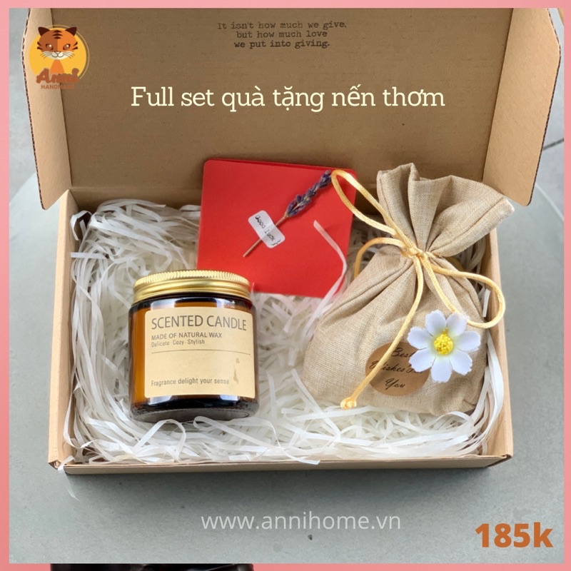 Set quà tặng nến thơm 100gr Anni Home