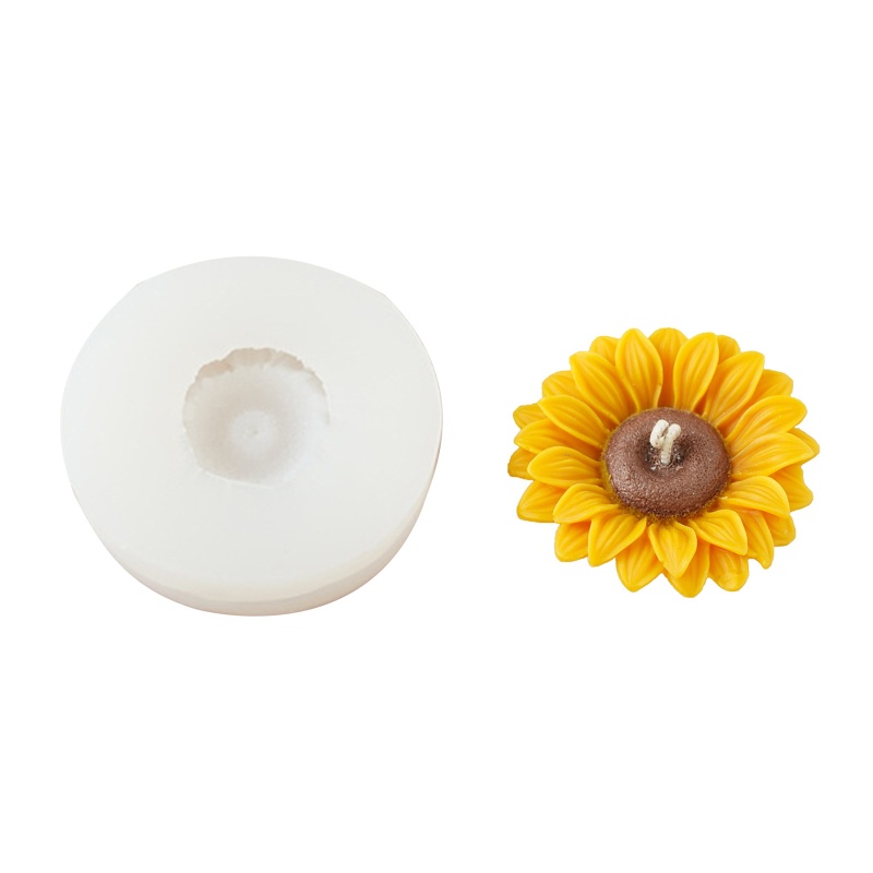 Khuôn silicone tạo hình hoa hướng dương 3D DIY