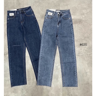 Quần jeans ống đứng rách gối