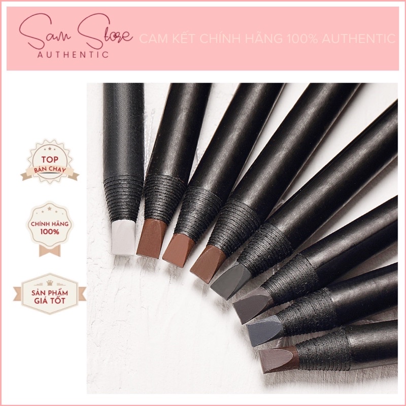 Chì xé kẻ mày cứng phẩy sợi Haozhuang Eyebrow dùng cho Makeup trang điểm chuyên nghiệp, phun xăm [Loại I] | BigBuy360 - bigbuy360.vn