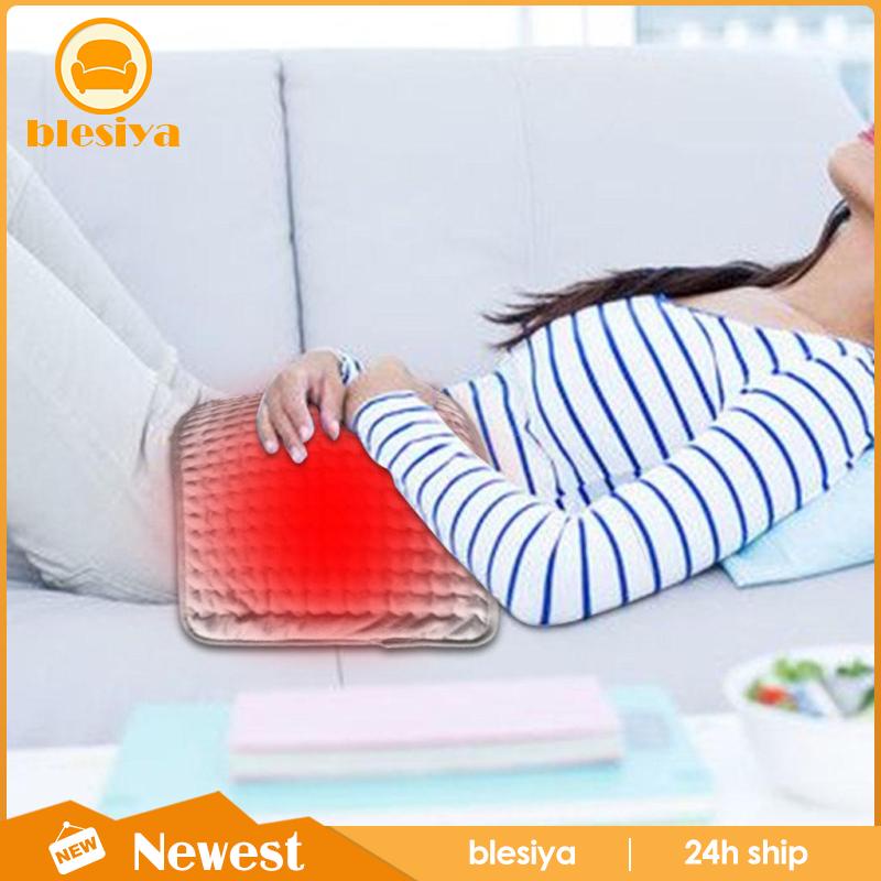 Đệm Sưởi Ấm Giảm Đau Lưng Chạy Điện 24x12 &quot;Phích Cắm UK Tiện Dụng