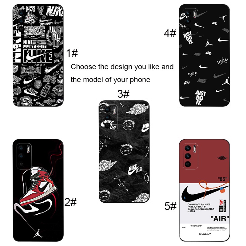 Ốp Điện Thoại Mềm Họa Tiết Nike Cho Xiaomi Mi 11T Civi 9T 10T POCO F2 F3 GT Pro Mã Mới 43