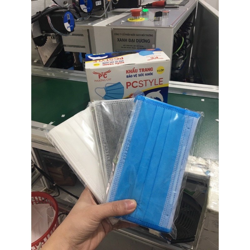 Khẩu trang y tế 4 lớp kháng khuẩn cao cấp