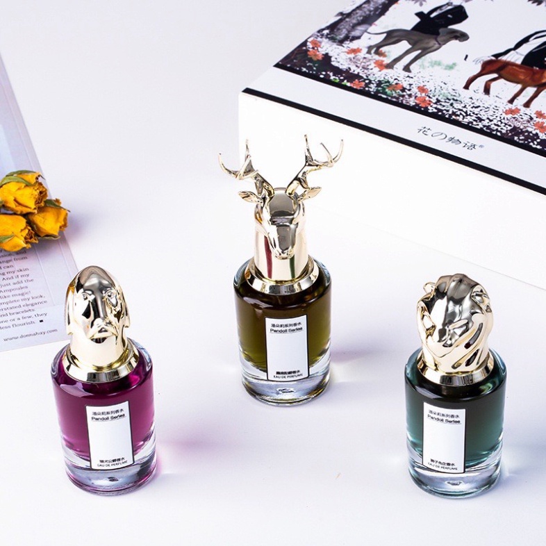 Set 3 Chai Nước Hoa Flower Of Story Hươu, Cáo, Hổ Mùi Hương Dịu Dàng,Thiết kế Tinh Xảo, Siêu Sang