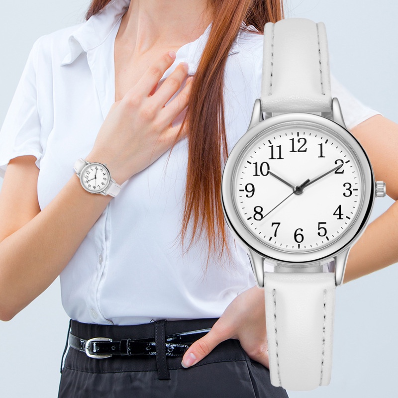 Đồng hồ nữ DZINER dây da mặt nhỏ thời trang cao cấp mẫu mới ND39