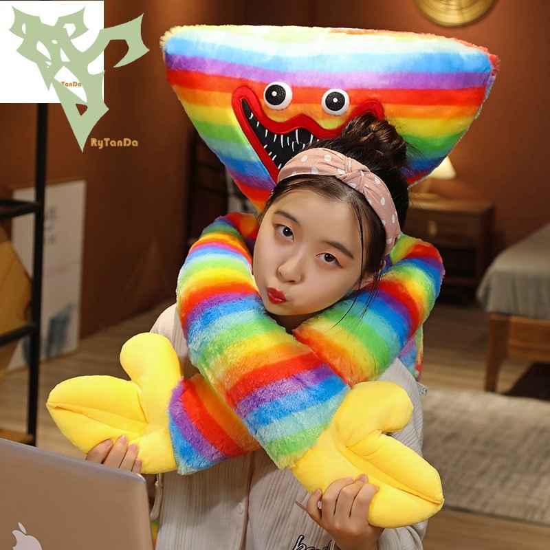 Đồ Chơi Nhồi Bông Hình Chú Thỏ Đeo Chân Dài 2 Người Đáng Yêu