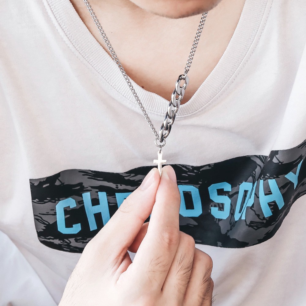 Vòng cổ mặt hình thánh giá B0014 dành cho nam nữ
