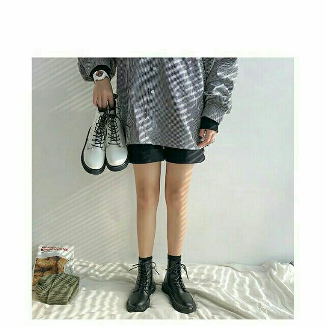 Bốt Martin nữ cổ cao đế bằng