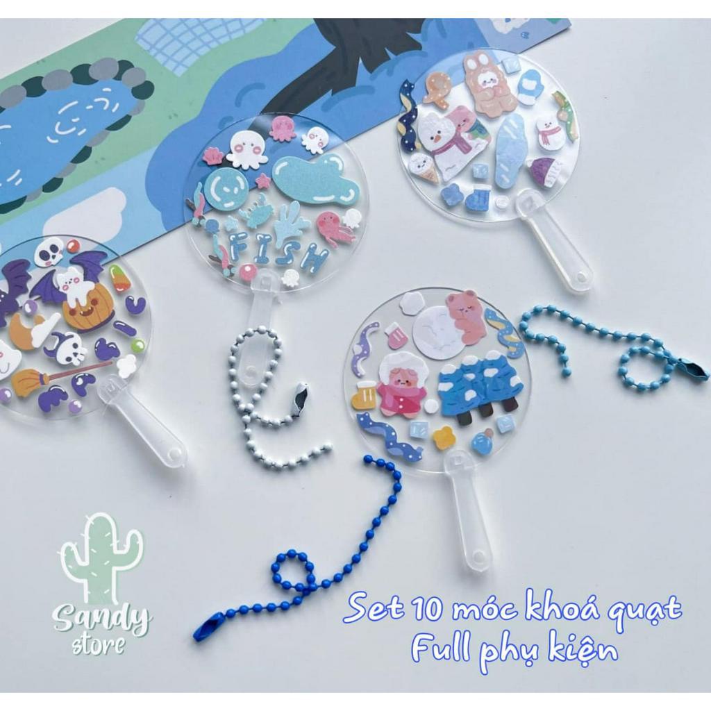 Set 10 móc khóa Handmade