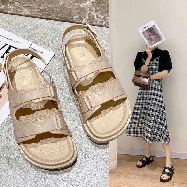 [Mã WASKT410K giảm 10K đơn 50K] DÉP SANDAL CAO SU CHỐNG NƯỚC TỐT