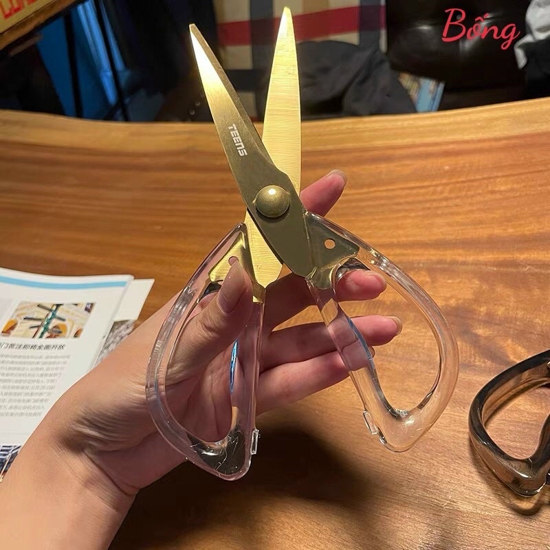 Kéo đa năng chất liệu thép 3CR13 chống gỉ chống mài mòn chống bám bẩm siêu bền cứng cáp chắc chắn