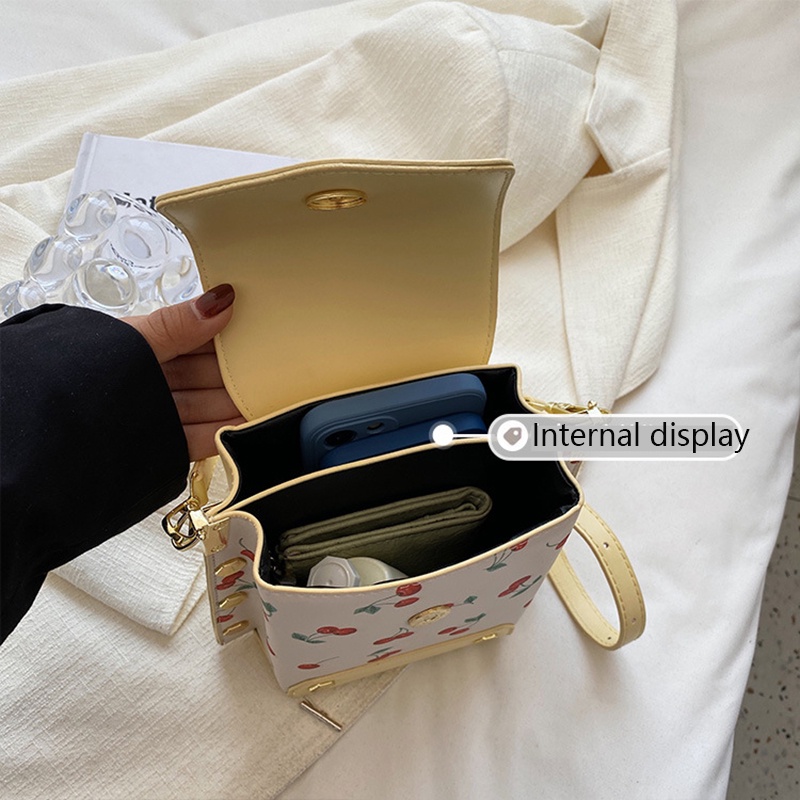 Túi Đeo Chéo Hình Vuông Nhỏ Dễ Phối Đồ Chất Lượng Cao Thời Trang Cho Nữ