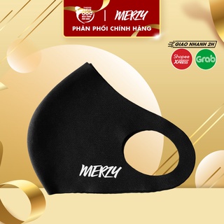 [HB Gift] Khẩu Trang Vải Merzy #Đen (HÀNG TẶNG KHÔNG BÁN)