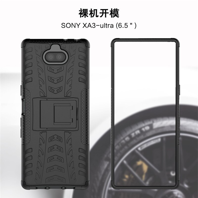 Ốp Điện Thoại Kiểu Giáp Bảo Vệ Có Giá Đỡ Cho Sony Xperia 10 Plus I3213 I4213 I4293 I3223 Sony Xperia 1 Xa2 Xa1 Xa3 Ultra Xz2 Premium