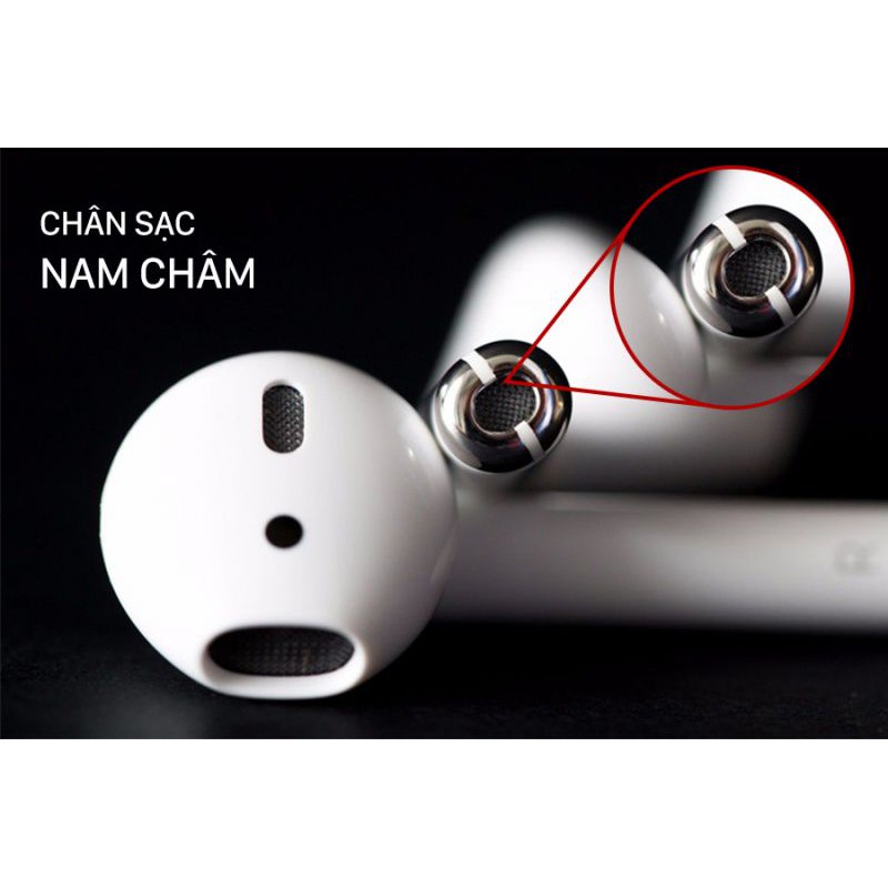 Tai Nghe Bluetooth Thiết Kế Giống AirPods 2💎CAO CẤP💎Tai Nghe Không Dây Định Vị Đổi Tên - Âm Thanh Cực Hay Bảo Hành 12T