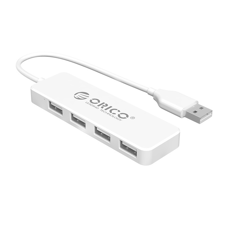 Bộ Chia USB 4 Cổng 2.0 Orico FL01 - HUB USB 4 Port - Hàng Chính Hãng