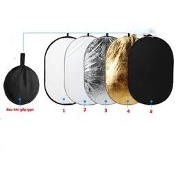 Tấm hắt sáng 5in1, hắt sáng 5in1 5 trong 1 nhiều cỡ 80cm/110cm/ 90X120cm/ 100x150cm/ 150x200cm minh đức minhduc