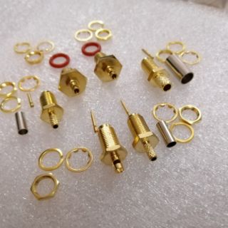 Đầu SMA-KY ren ngoài connector nối cáp 0.81 1.13 1.37 RG174 RG178 RG316 RG58