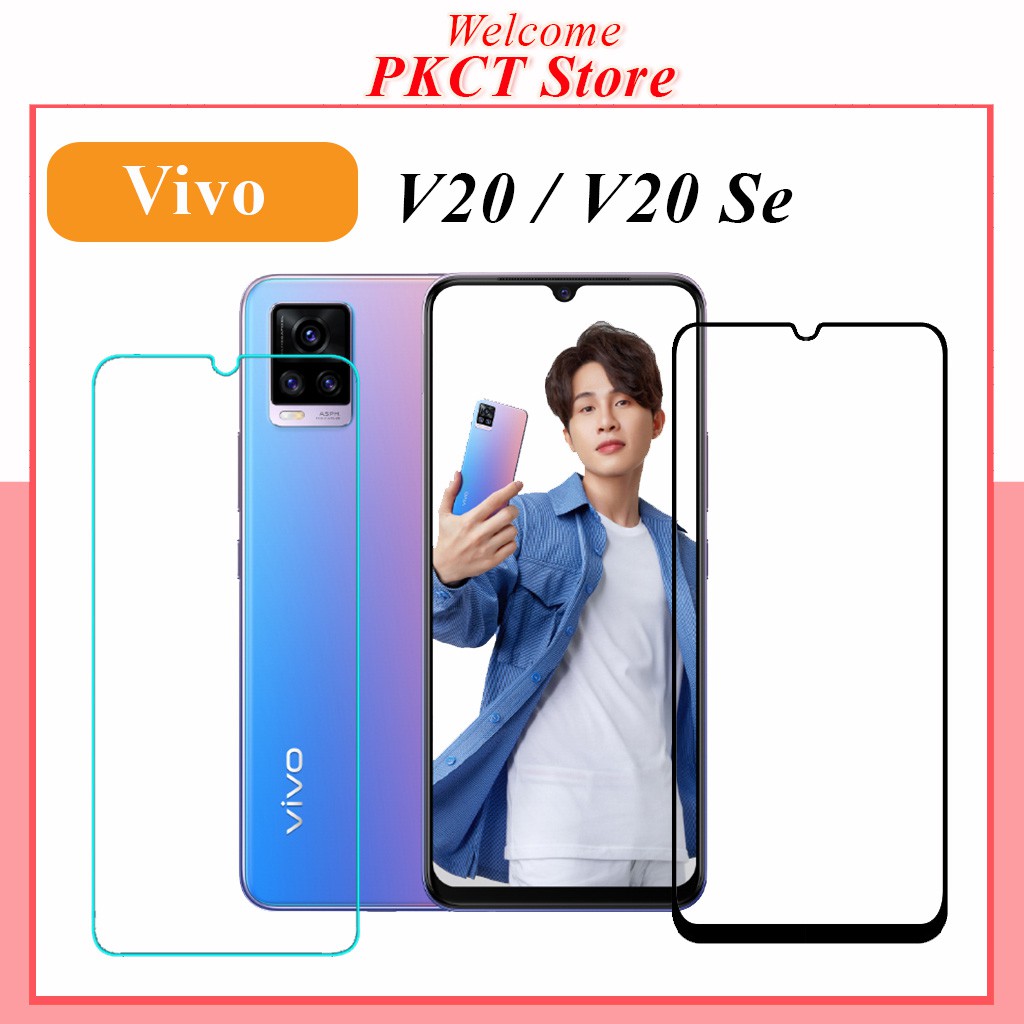 Kính Cường Lực Vivo V20 /V20 SE Trong Suốt Full Màn - Cảm Ứng Nhạy