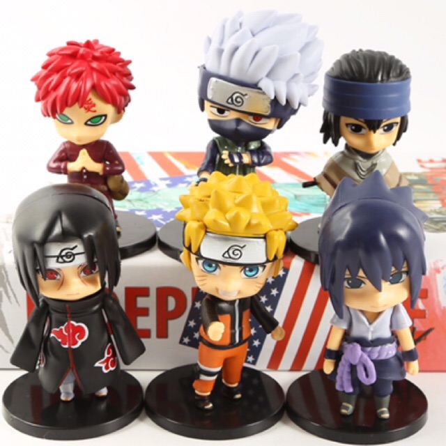 Mô hình figure Naruto & friends đế đen