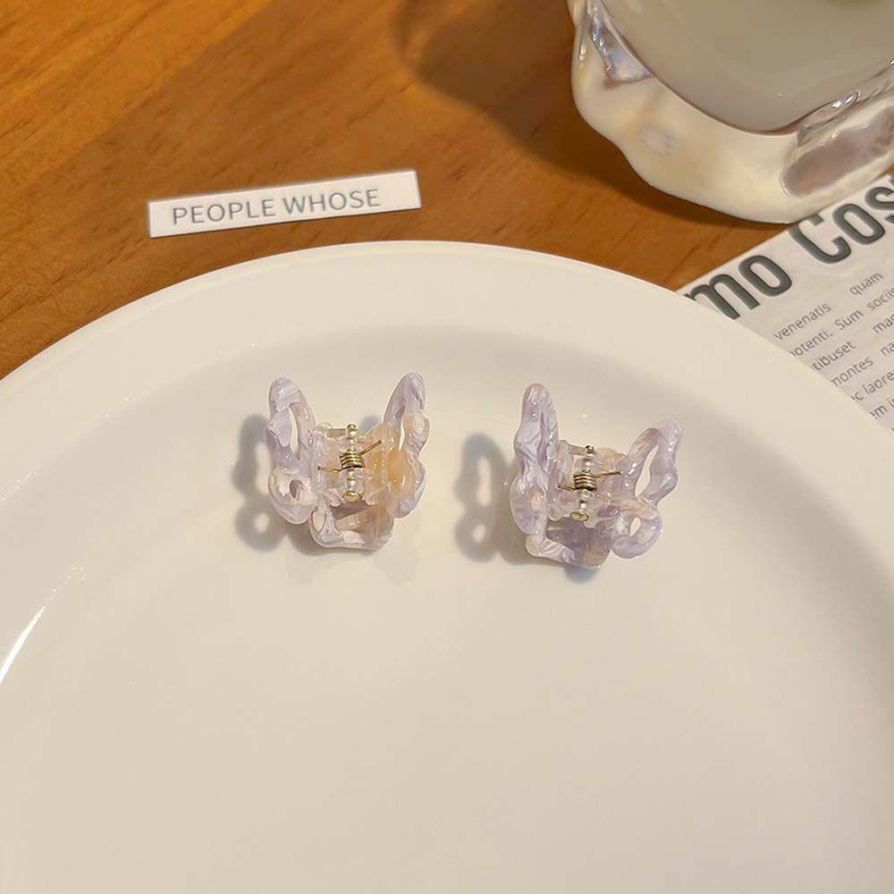 IVORY Kẹp Càng Cua Hình Bướm Bằng Acrylic Thời Trang