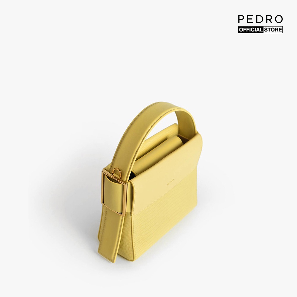 PEDRO - Túi xách tay nữ mini phom chữ nhật Lizard Effect Leather PW2-56610020-44