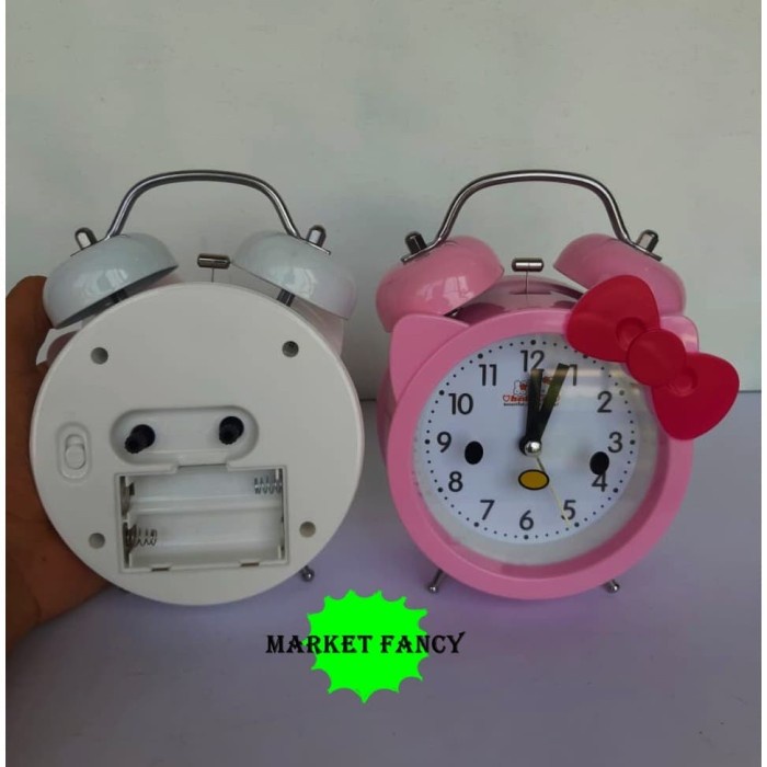 Đồng Hồ Báo Thức Hello kitty 8892 - doraemon 8893 ekaeka1619 Có Vòng Nhẫn