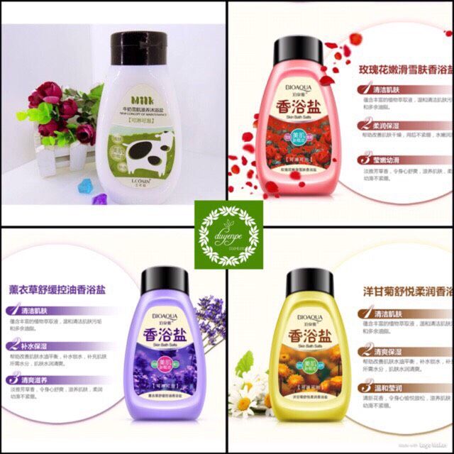 Muối tắm hương hoa Bioaqua chính hãng nội địa Trung | BigBuy360 - bigbuy360.vn